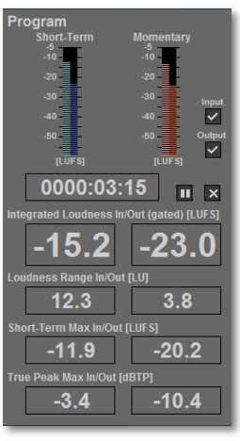 J*AM: Screenshot Loudness Meter